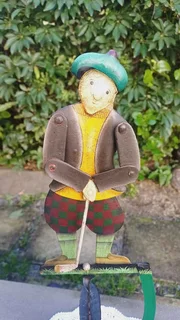 Vintage “The Golfer” Sky Hook by Authentic Models Pendulum Balancing Toy - Large (56cm tall)