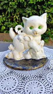 1950’s Cast Iron kitten doorstop