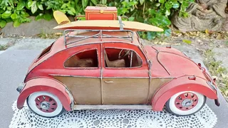 Retro VW Beetle Surf Bug. Surfs Up !!