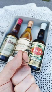 1960’s Miniature bottle library by Danish producer S L Langhoffs Copenhagen