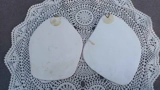 Pair of Italian 1960s wall plaques Ceramica Di Milano style