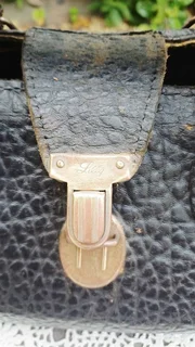 1930’s Swiss made Lilly Leather Doctor&#39;s Bag.
