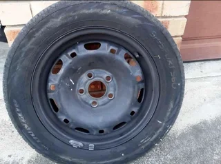 Polo steel rims with tyres