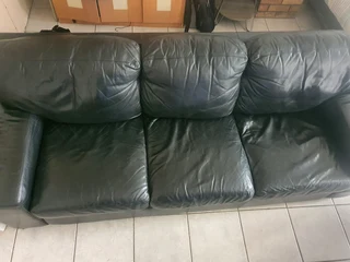 3 Seater genuine leather couch for sale