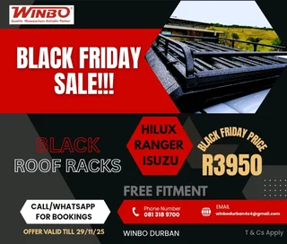 Black Friday Sale!! (black Roof Racks)