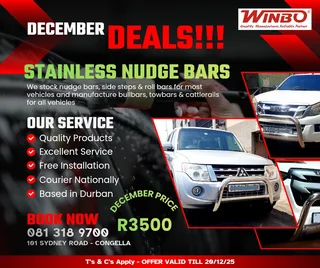 Nudge Bars / Side Steps / Roll Bars / Roof Racks ((free Fitment))