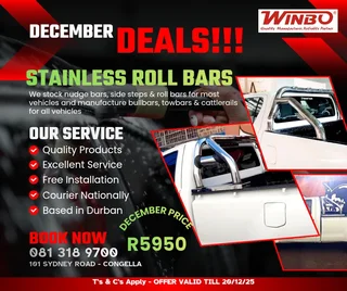 NUDGE BARS / SIDE STEPS / ROLL BARS / ROOF RACKS ((FREE FITMENT))