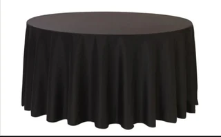 Round mini matt tablecloths