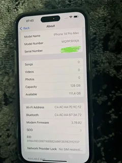 iPhone 14 Pro Max - 128GB