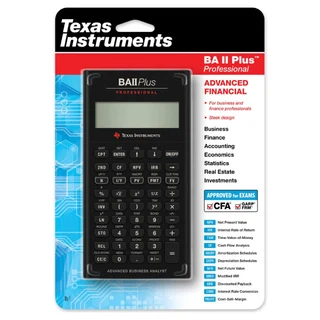 Texas Instruments BA ii Plus Professional Financial Calculator