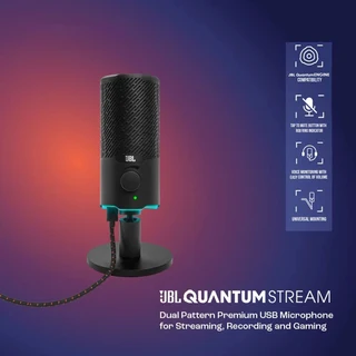 JBL Quantum Stream Studio USB Microphone for Streaming, Recording &amp; Gaming
