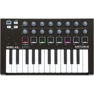Arturia MiniLab Mk II Midi Keyboard Controller – Black