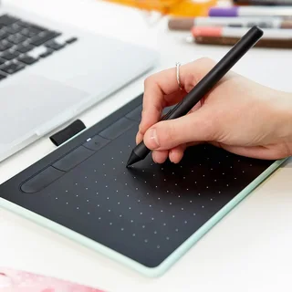 Wacom Intuos S Drawing Tablet Pistachio or Black