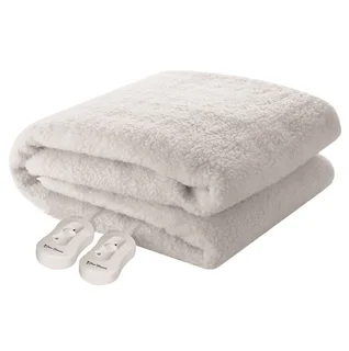 Pure Pleasure Sherpa Full Fit Fleece Electric Blanket - King