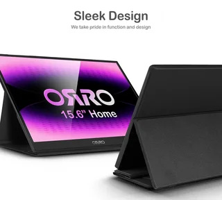 ORRO Home 15.6&#34; Full HD Portable Monitor - USB-C, HDR, Lightweight, FHD, 1080P