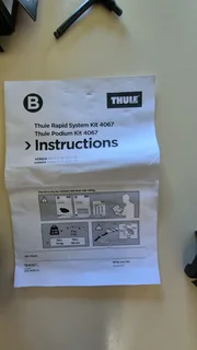 Thule Roof Brackets for Honda HRV