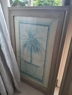 Paint technique framed pictures