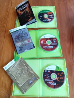 XBOX 360 Gears of War 1, 2 and 3