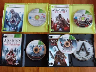 XBOX 360 Assassins Creed 1, 2, Brotherhood and Revelations