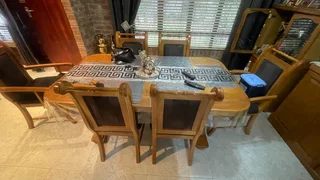 6 Seater Solid Oak Dining Room set