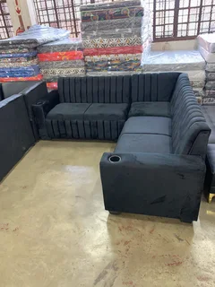 Brand new velvet 3piece corner couch for sale