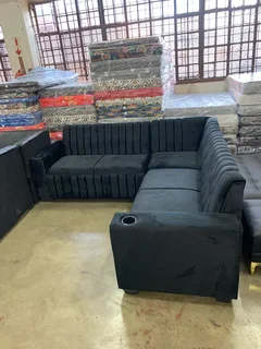 Brand new velvet 3piece corner couch for sale