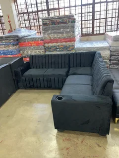 Brand new velvet 3piece corner couch for sale