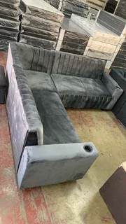 Brand new velvet 3piece corner couch for sale