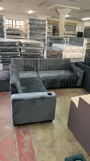 Brand new velvet 3piece corner couch for sale