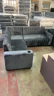 Brand new velvet 3piece corner couch for sale