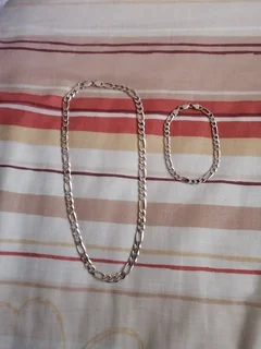 Sterling Silver Chain & Bracket (925 Silver)