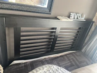 Double Bed Wooden Basw