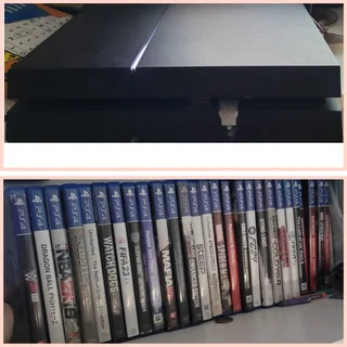 PS4 Slim 1TB Console + 27 Games Bundle – Excellent Condition!