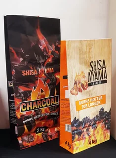 5kg & 4Kg Shisa Nyama Branded Charcoal Bags for Sale - Empty