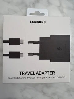 Samsung Original 45w Super Fast Adapter With Cable.