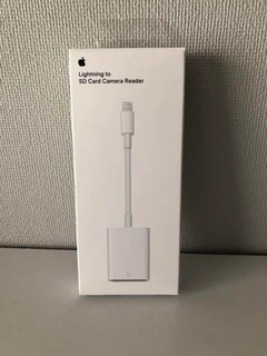 Apple Lightning to SD Card Camera Reader.