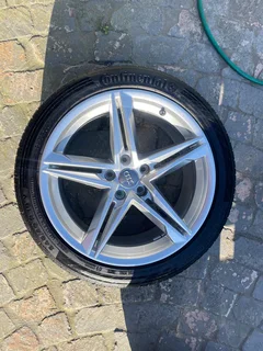 4 Brand new Audi 18” Rims and Tyres