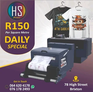 DTF film R150 per meter 067 786 5402