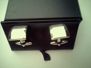 Further Reduced! Brand New Silver  Cufflinks. Great Gift! Huge Bargain!