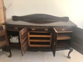 Ball and Claw Antique teakwood sideboard