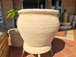 Cement pots and Pizza ovens