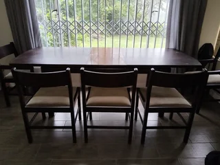 Dining table with chairs