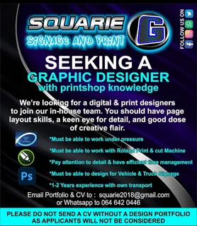 Graphic designer required