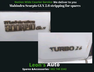 Mahindra scorpio stripping for spares
