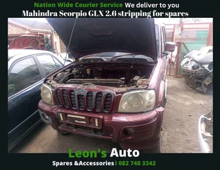 Mahindra scorpio stripping for spares and accessories