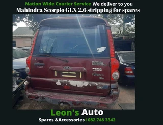 Mahindra scorpio stripping for spares and accessories