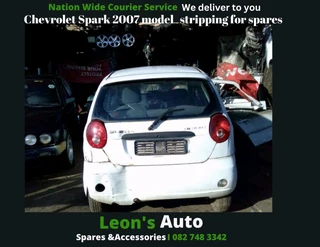 Chev spark 4 cly stripping for spares