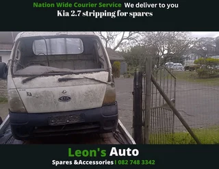 Kia 2.7 stripping for spares