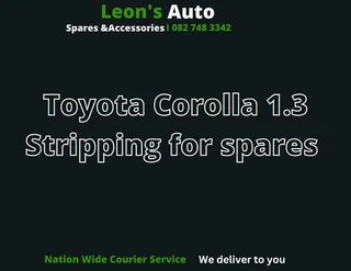 Toyota Corolla rounder 1.3 stripping for spares