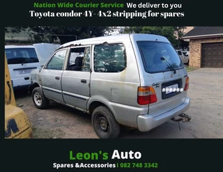 Toyota Condor 4y 4x2 stripping for spares